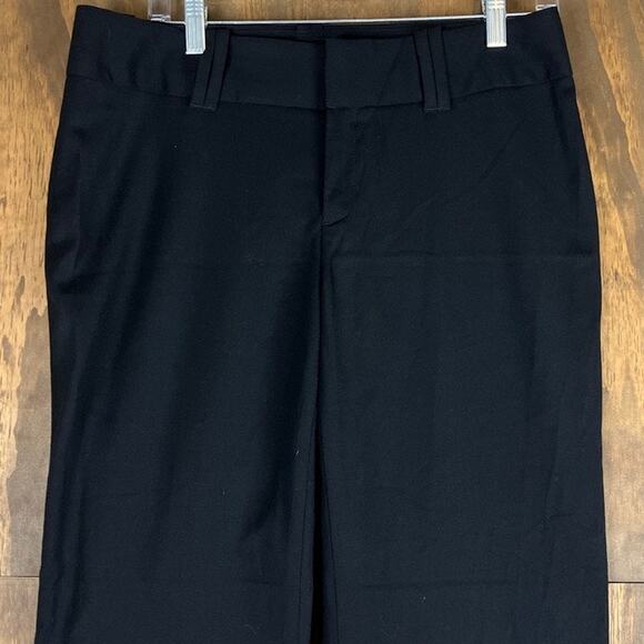 Banana Republic Womens Pants Black High Rise Jackson Fit Wool Blend Stretch 8 - Picture 2 of 12